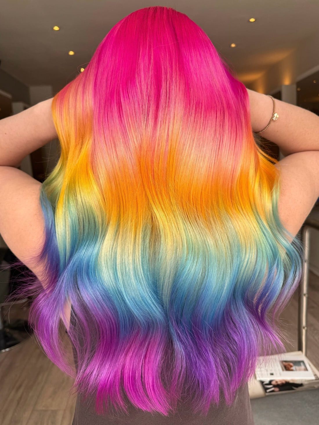 Mid-Back Visual Idea Mid-Back Visual Idea — Vivid Hair Colors
