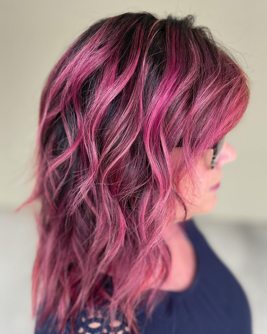 Shoulder Visual Idea Shoulder Visual Idea — Pink Highlights