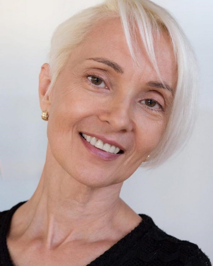 Smooth Ash Blonde Bob Smooth Ash Blonde Bob — Blonde Hair Over 50