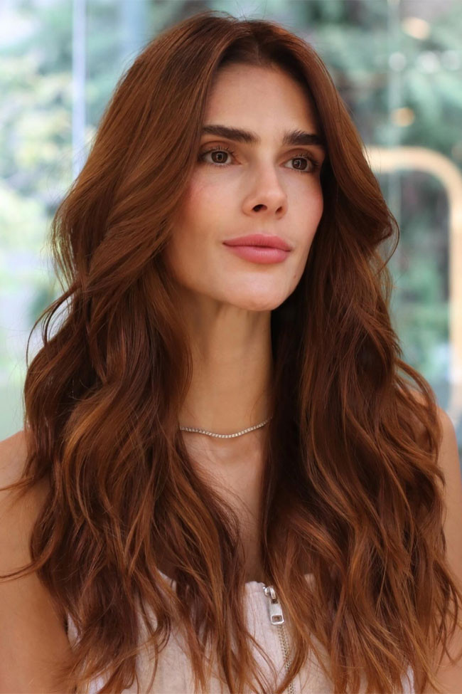 Voluminous Wavy Mid-Back Voluminous Wavy Mid-Back — Relaxed Hairstyles