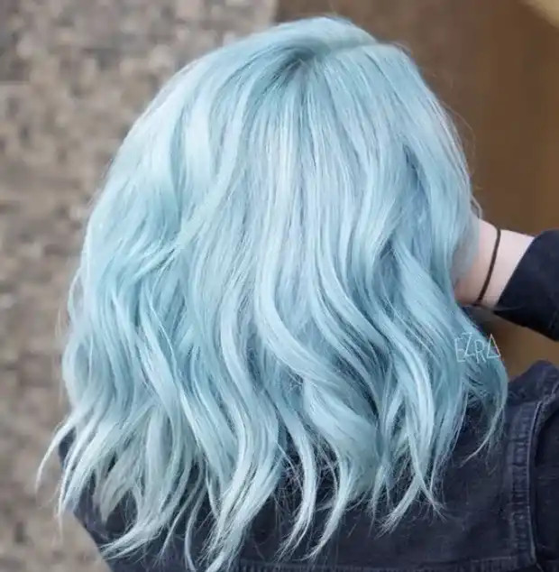 Pastel Blue Visual Idea — Pastel Blue Hair
