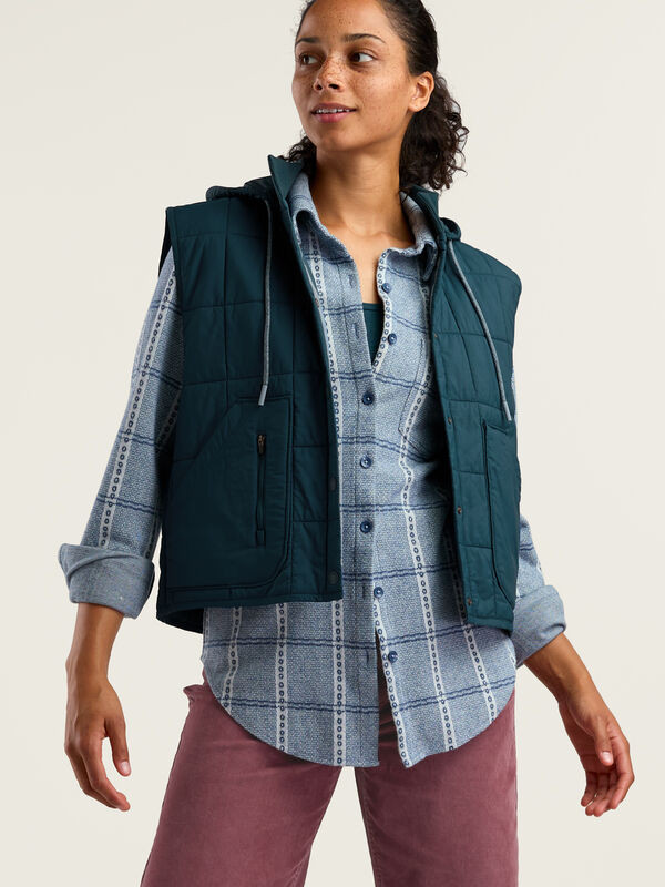 Bright Orange Quilted Vest for Active Outdoor Pursuits Bright Orange Quilted Vest for Active Outdoor Pursuits — Vests