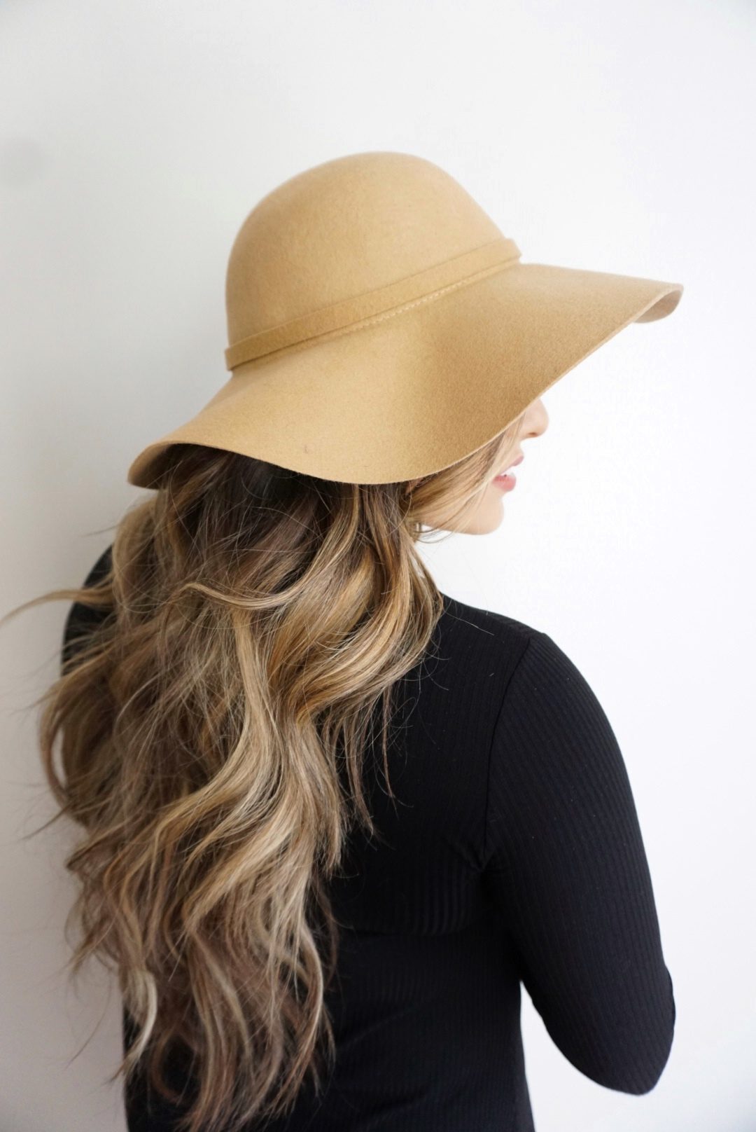 Mid-Back Visual Idea Mid-Back Visual Idea — Hat Hairstyles