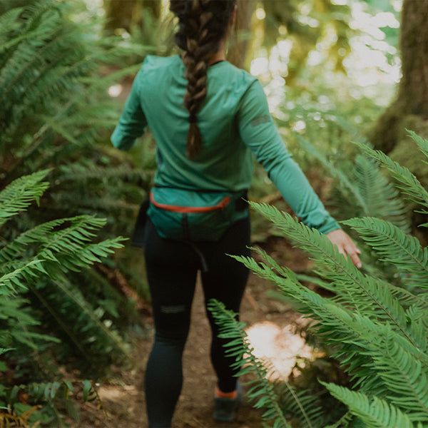 Long French Braid for Forest Hikes Long French Braid for Forest Hikes — Hiking Hairstyles