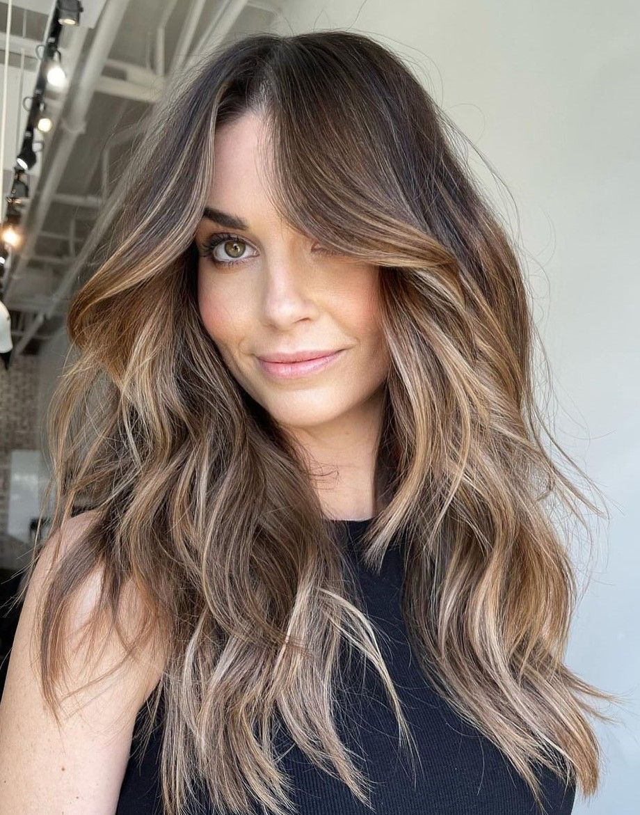 Long Layers Visual Idea Long Layers Visual Idea — Hair Color for Olive Skin