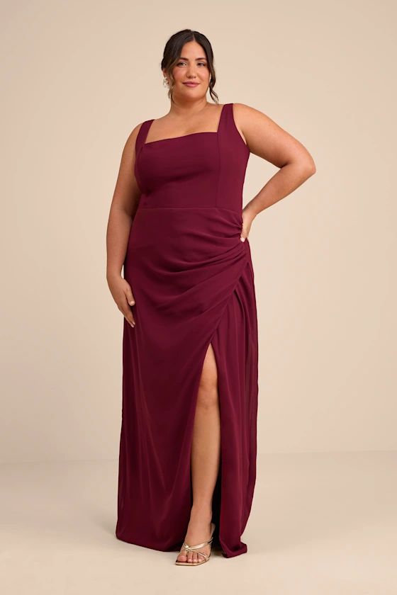 Maxi Dress with Ruched Side Detail for Formal Events Maxi Dress with Ruched Side Detail for Formal Events — Outfits to Hide Belly