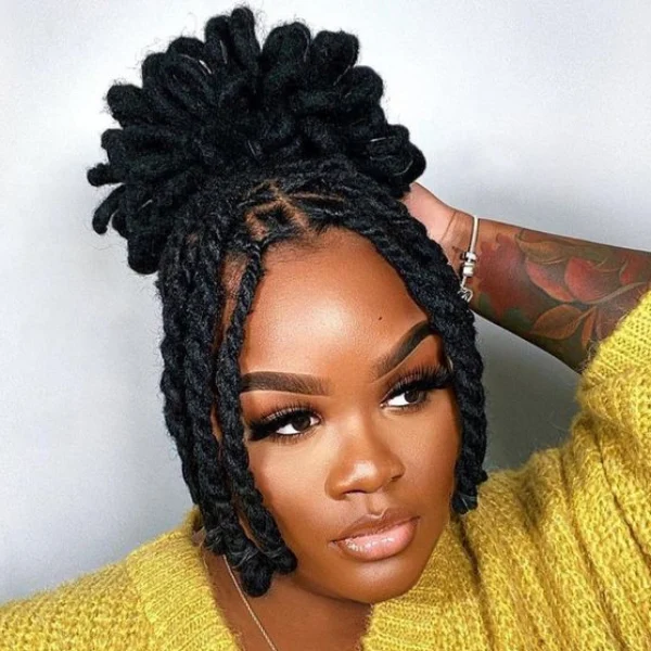 Shoulder Visual Idea Shoulder Visual Idea — Short Loc Styles