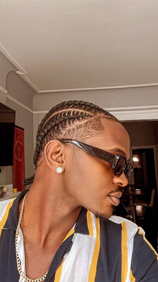 Visual Idea — Cornrows for Men
