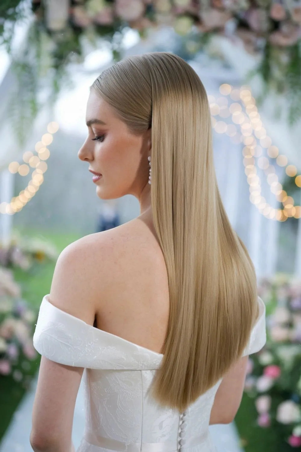 Sleek Mid-Back Straight Blowout Sleek Mid-Back Straight Blowout — Wedding Hairstyles