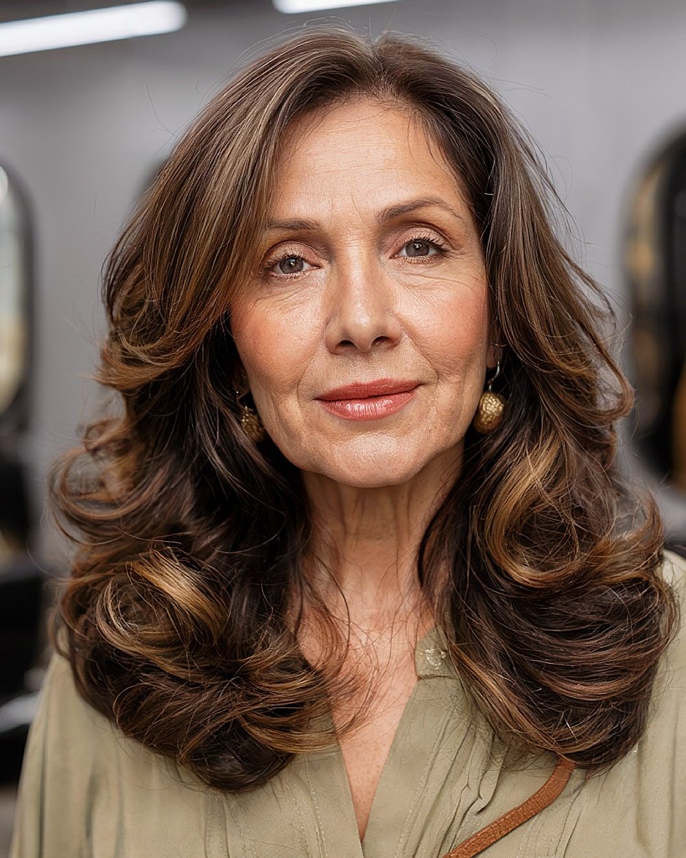 Dark Brown With Subtle Ash Blonde Highlights Dark Brown With Subtle Ash Blonde Highlights — Highlights Over 60