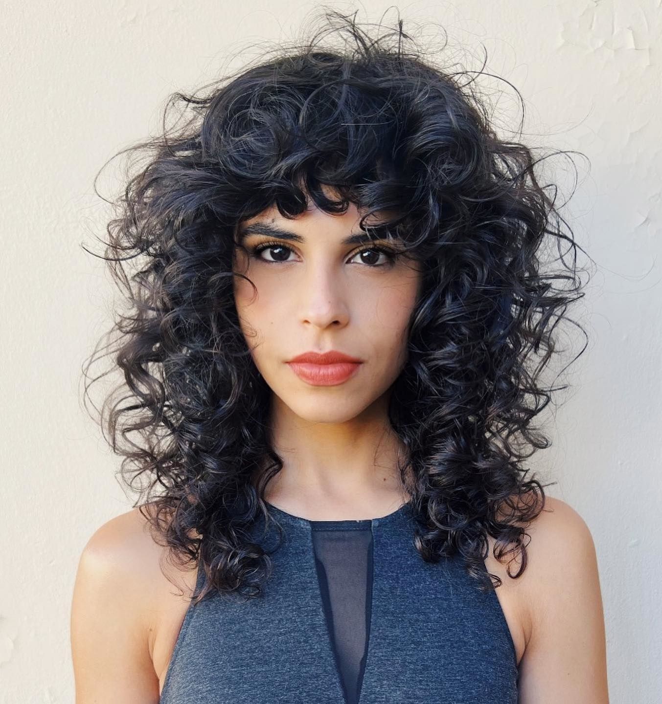 Wolf Cut Visual Idea — Curly Wolf Cut