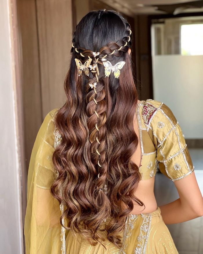 Dark Brown With Caramel Highlights Visual Idea Dark Brown With Caramel Highlights Visual Idea — Butterfly Clip Hairstyles
