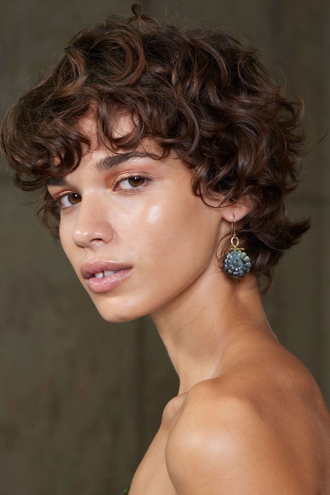 Air-Dried Bob with Natural Curl Definition — Short Curly Haircuts