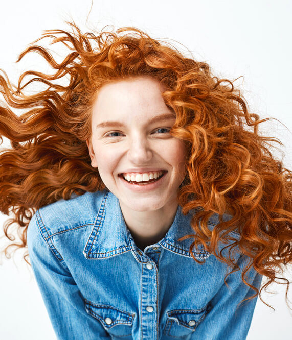 Layers Visual Idea — Red Curly Hair