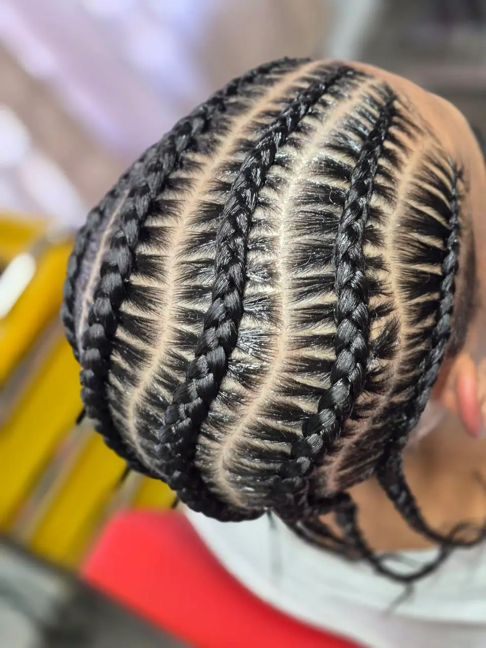 Thick Stitch Braids With Clean Lines