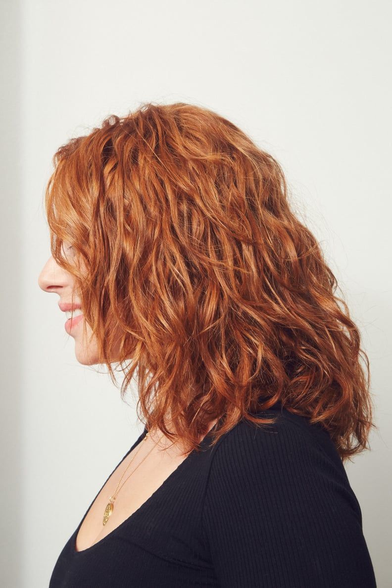 Shoulder Length Red Curls Shoulder Length Red Curls — Loose Perm