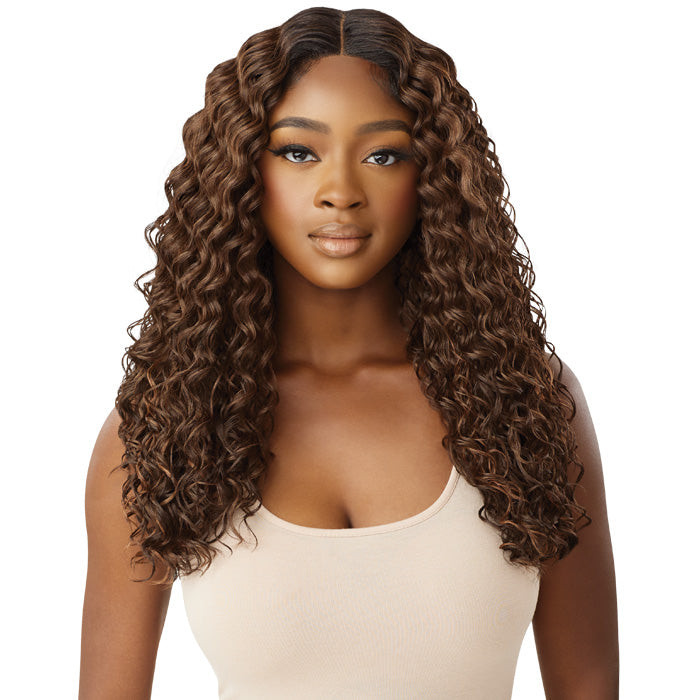 Wet Look Dark Brown Waves Wig Wet Look Dark Brown Waves Wig — Lace Front Wig Styles