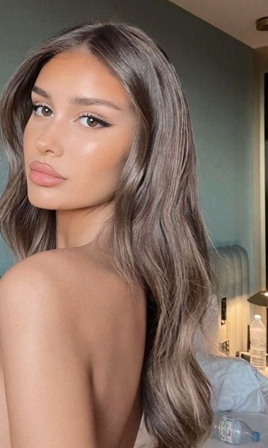Long Layers Visual Idea Long Layers Visual Idea — Cool Brown Hair