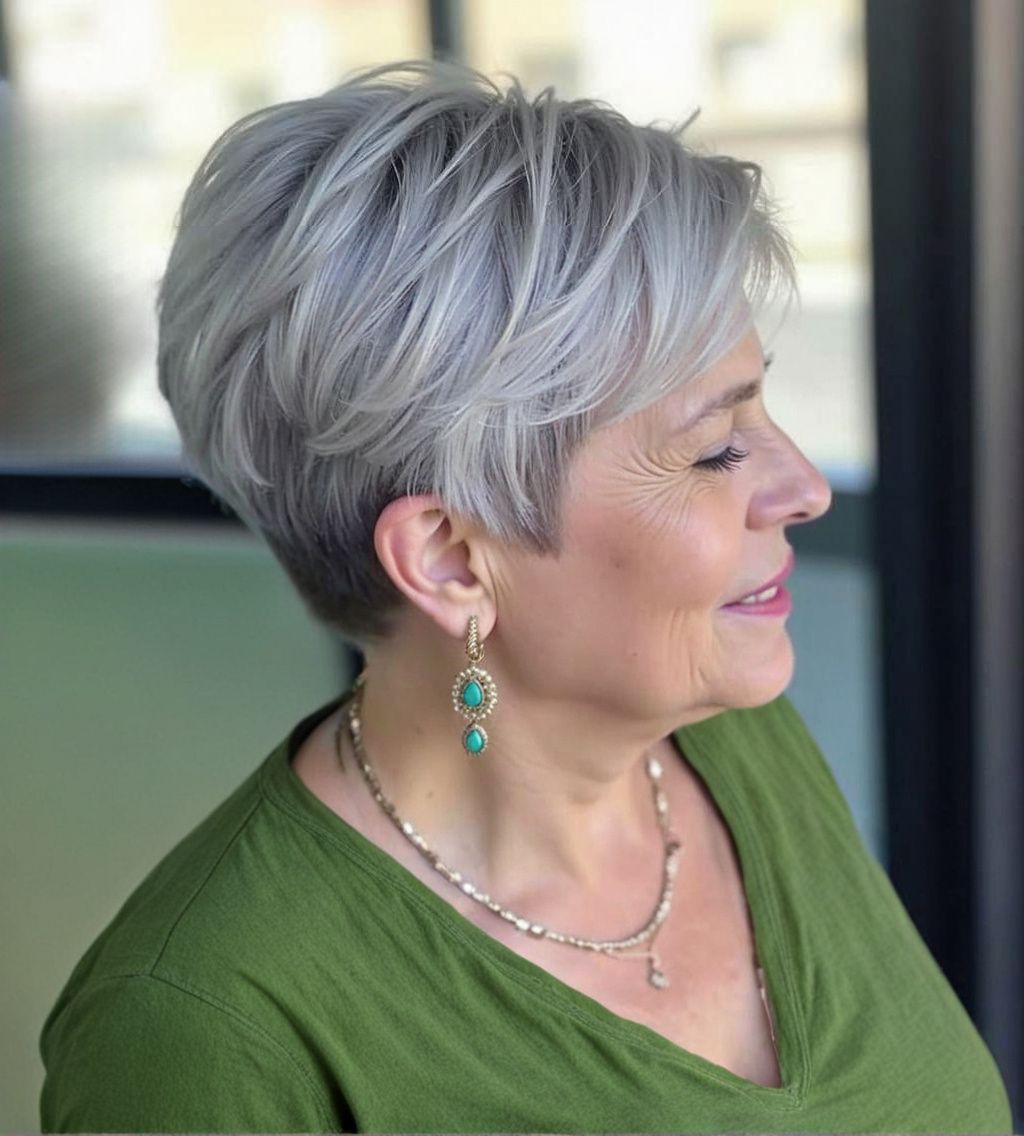 до уха Visual Idea до уха Visual Idea — Haircuts for Older Women