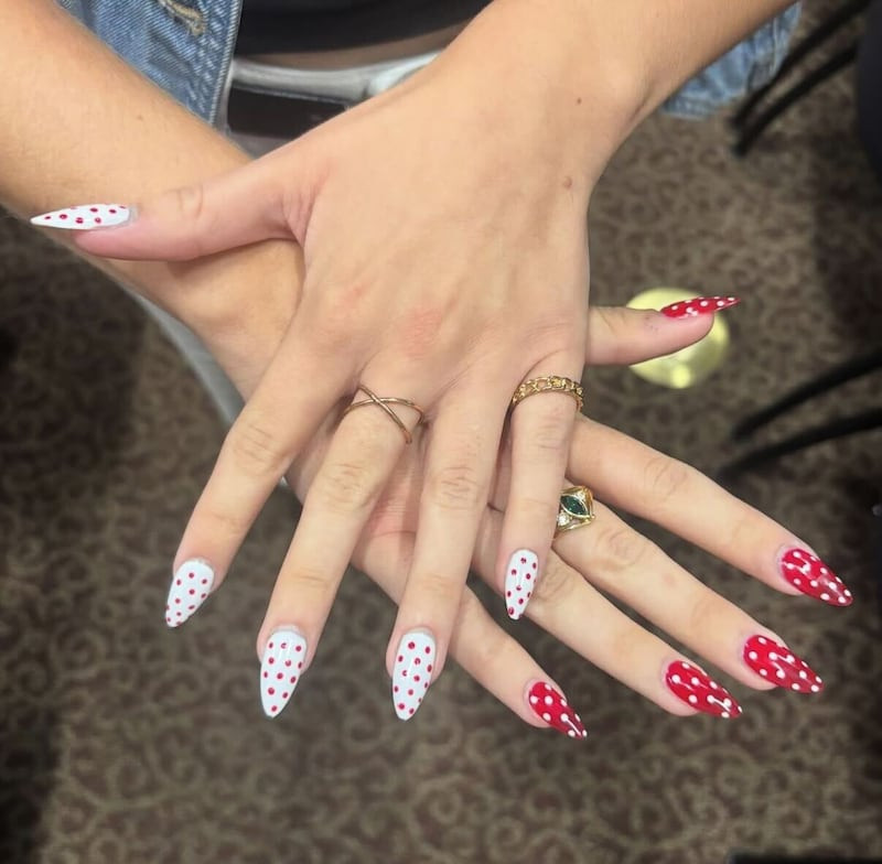 Playful Retro Visual Idea Playful Retro Visual Idea — Dance Mom Nails