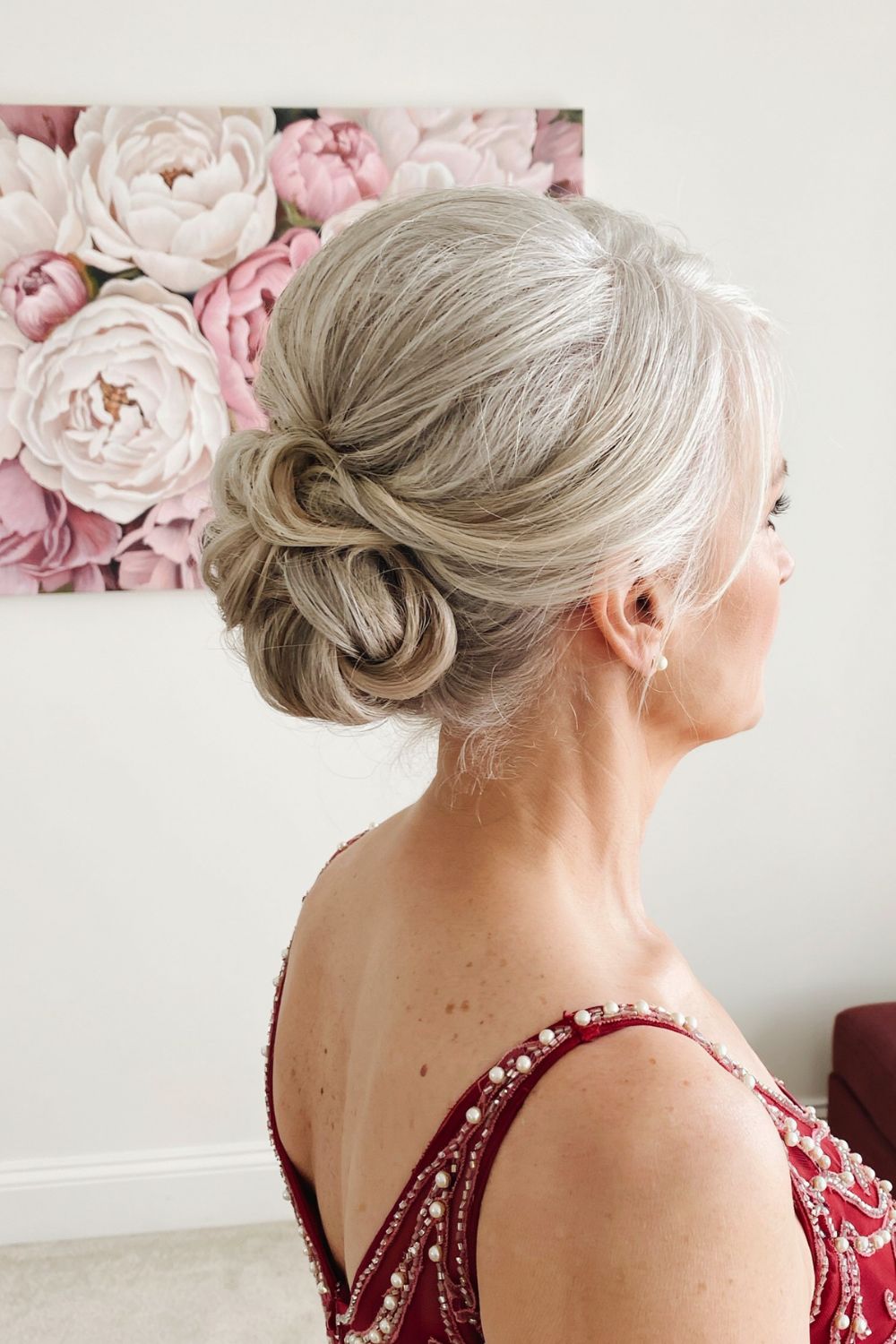 Timeless Grey Chignon — Mother of the Groom Hairstyles