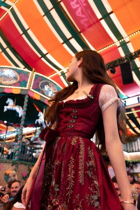 Ornate Dirndl Dress for Oktoberfest Brewery Vibes Ornate Dirndl Dress for Oktoberfest Brewery Vibes — Brewery Outfits