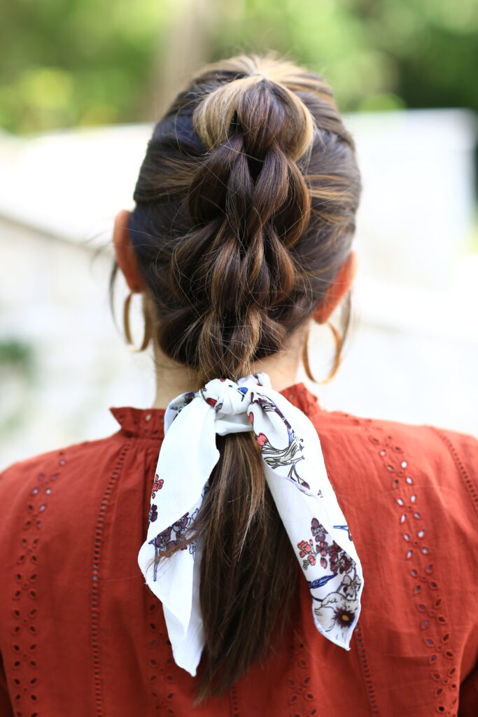 Clean Defined Medium Brown Braid — Pull Through Braid