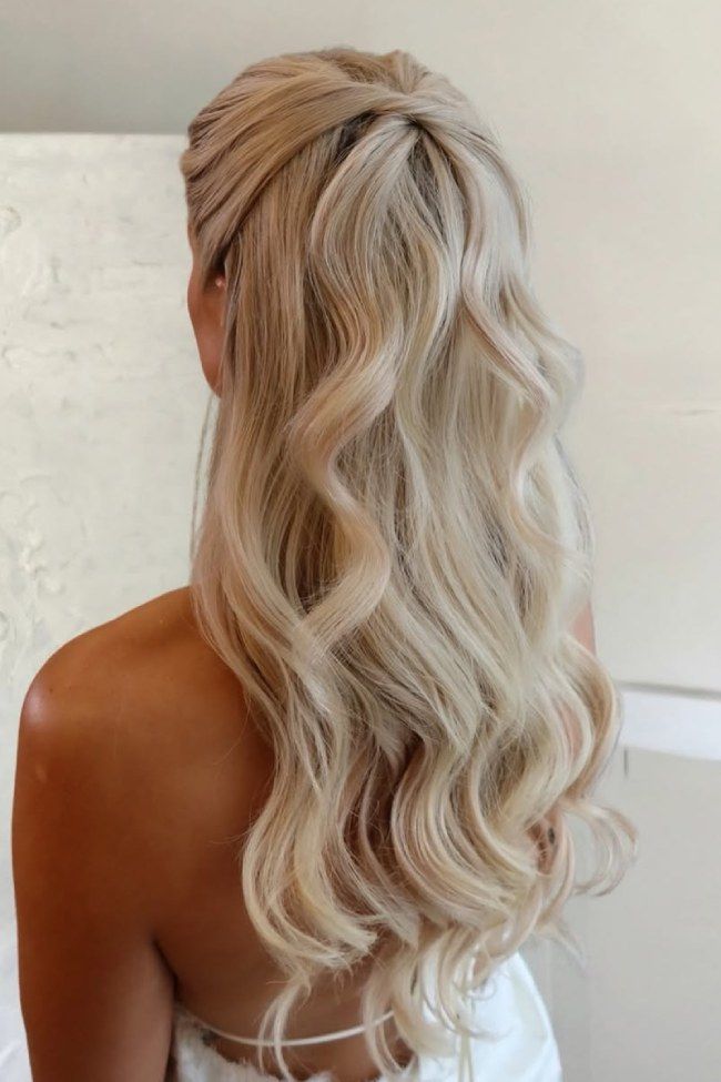 Long Visual Idea — Wedding Hair Down