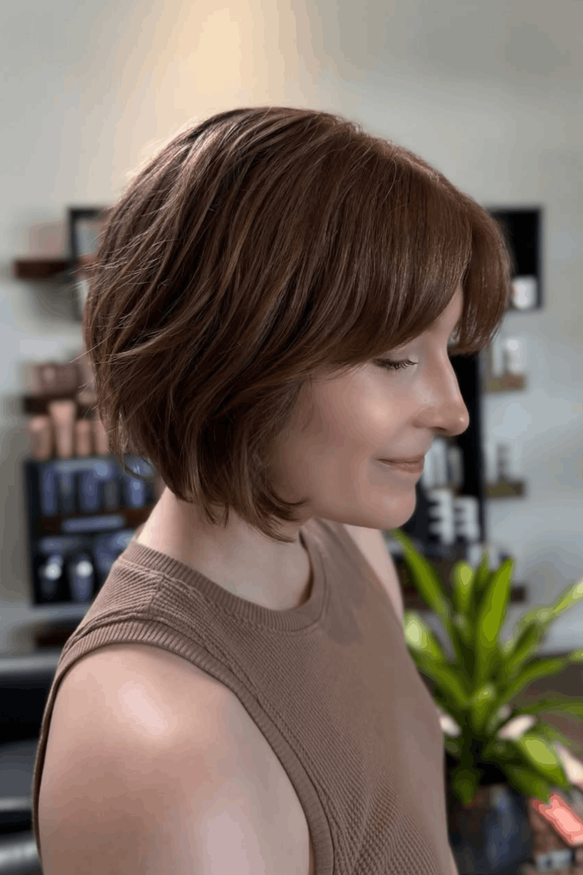Layered Bob With Soft Waves — Hairstyles for Fine Hair