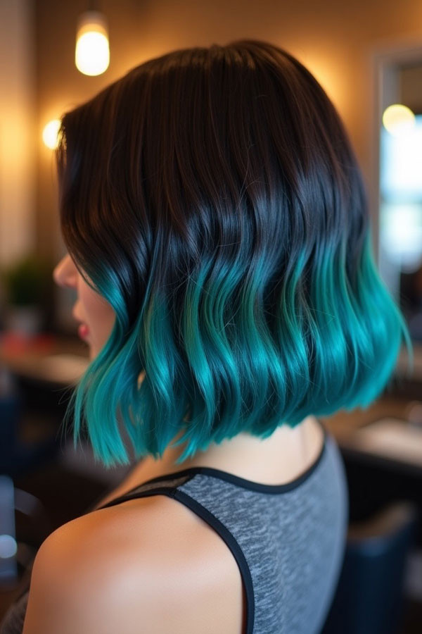 Bob Visual Idea Bob Visual Idea — Dip Dye Hair