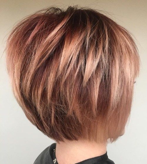 Rose Gold With Blonde Highlights Visual Idea Rose Gold With Blonde Highlights Visual Idea — Haircuts for Women