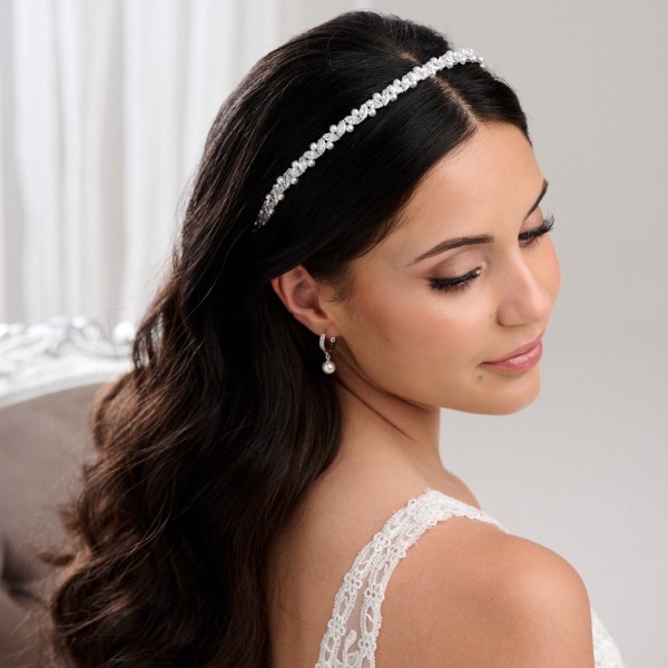 Dark Brown Visual Idea — Headband Hairstyles