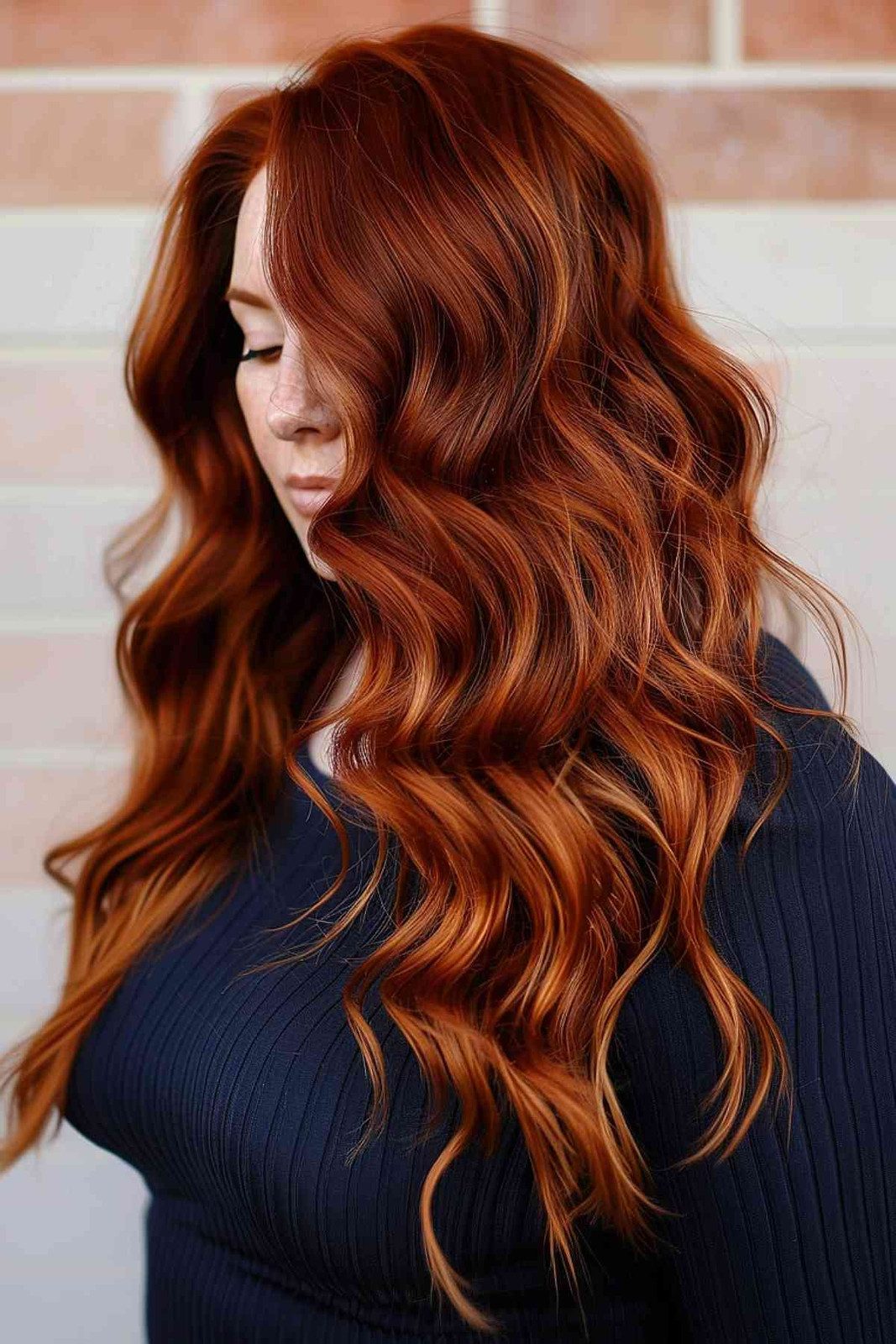 Vibrant Fiery Copper With Dimension Vibrant Fiery Copper With Dimension — Copper Brown Hair