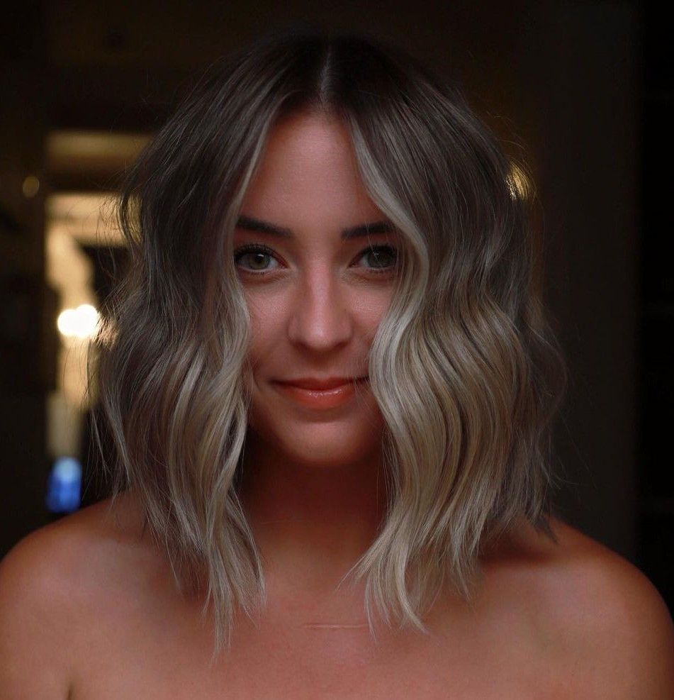 Dark Brown To Warm Blonde Balayage Visual Idea Dark Brown To Warm Blonde Balayage Visual Idea — Balayage Short Hair