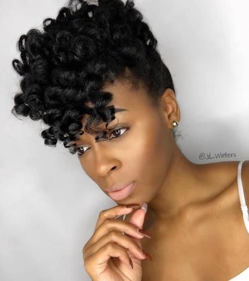 Voluminous Curly Updo — Prom Hairstyles for Black Women