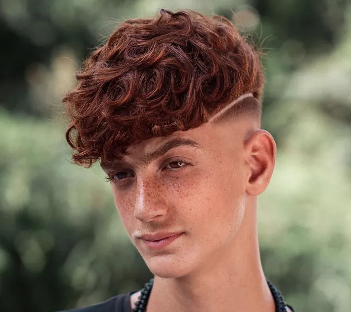 Dark Red Disconnected Fringe Dark Red Disconnected Fringe — Broccoli Haircut