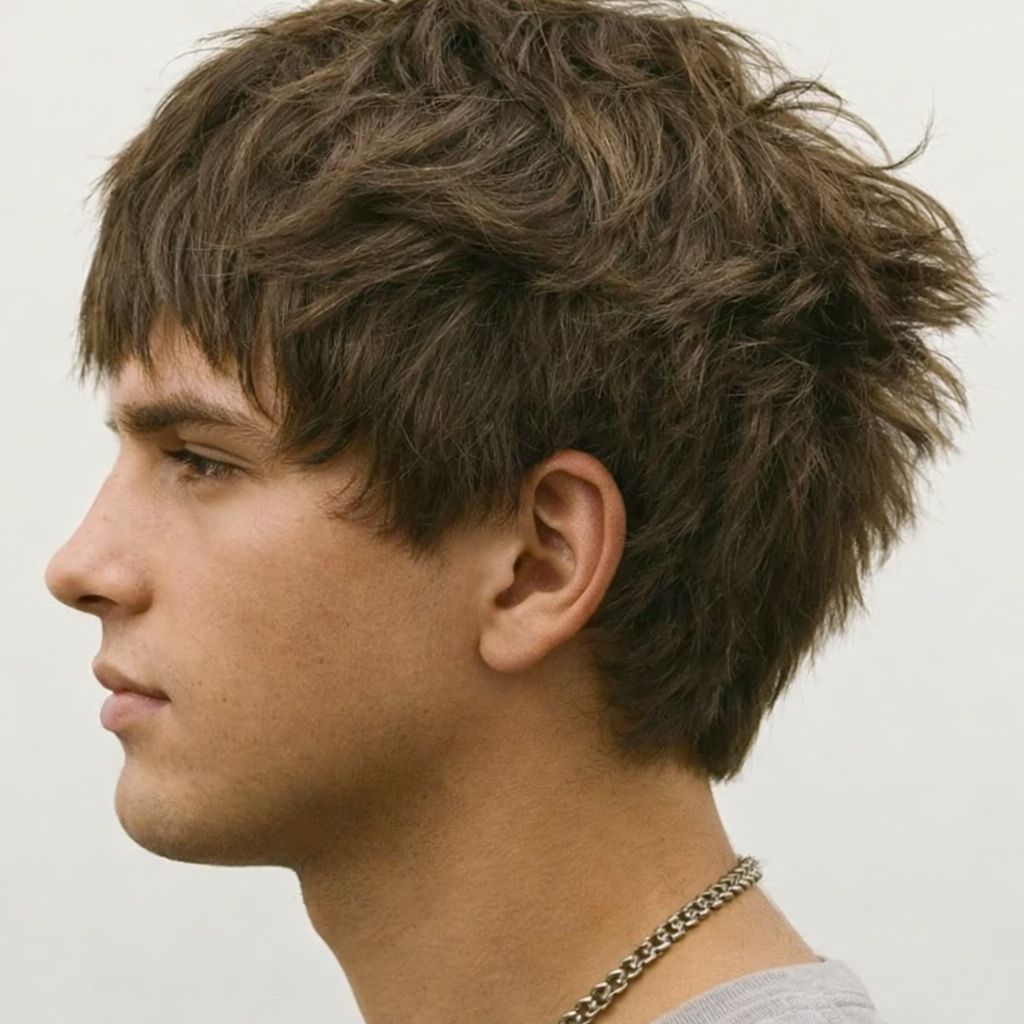 Collarbone Lived-In Shag With Choppy Bangs — Mod Cut