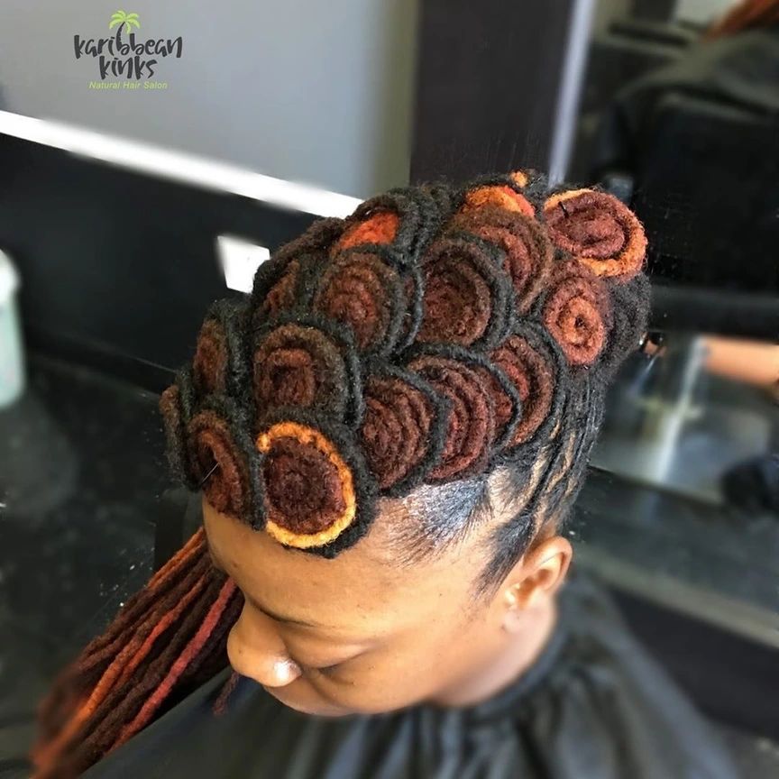 Mid-Back Visual Idea — Loc Petals