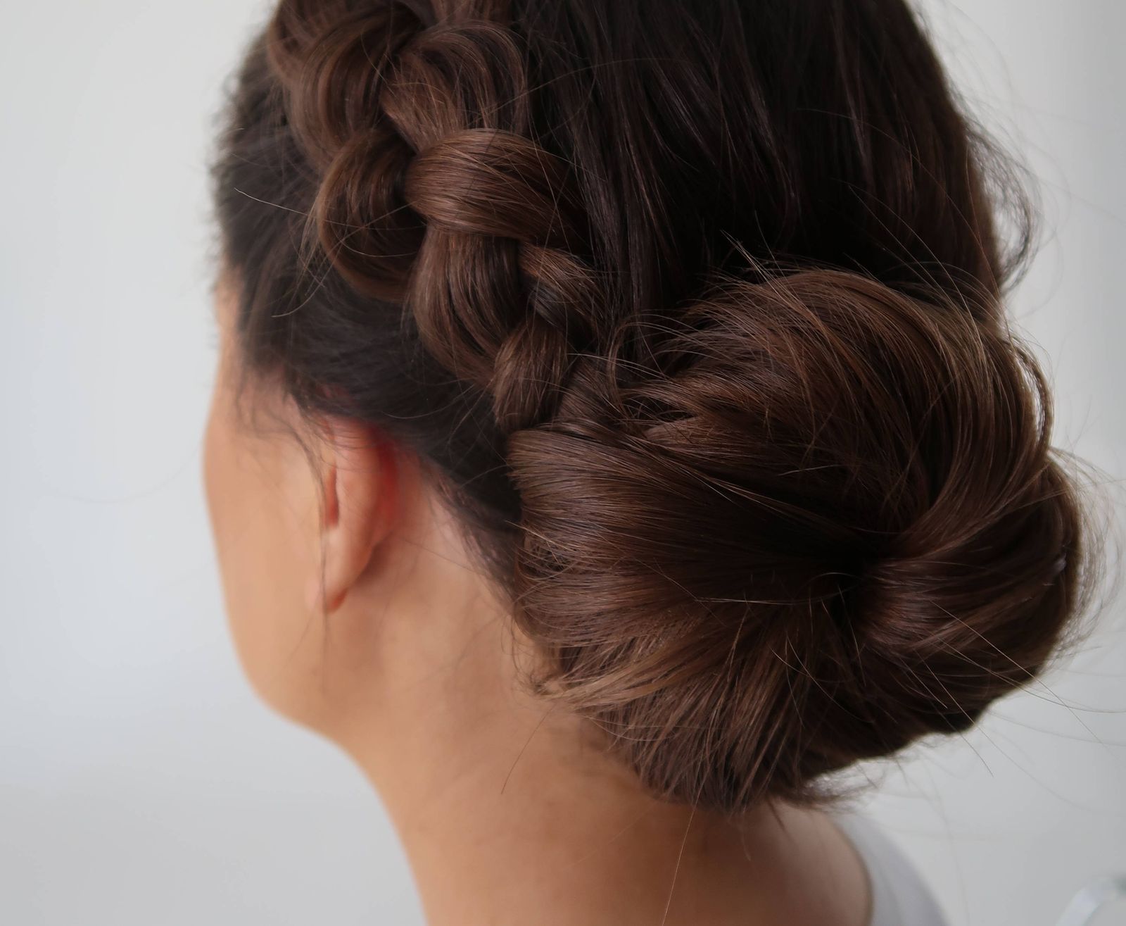 Neat Braided Low Bun Neat Braided Low Bun — Interview Hairstyles