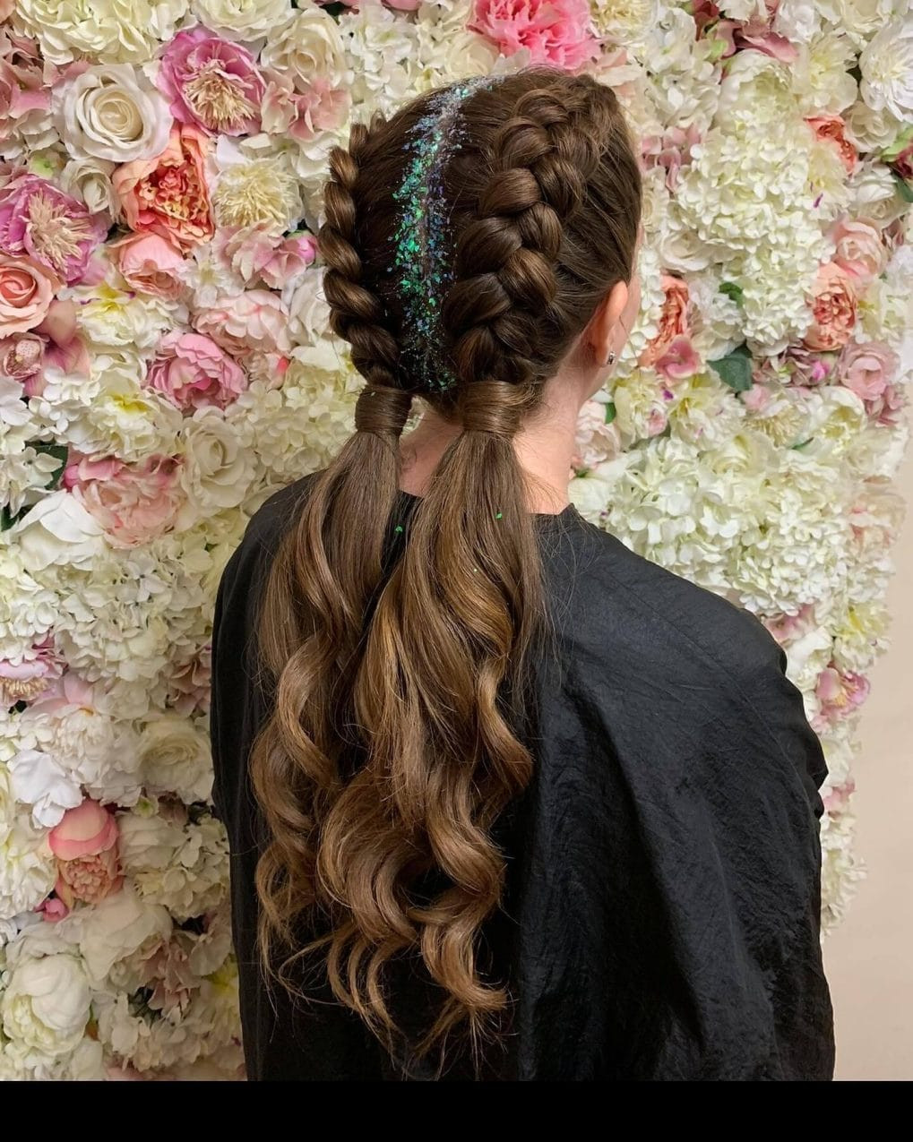 Dutch Braids to Pigtails with Glitter — Gymnastics Hairstyles