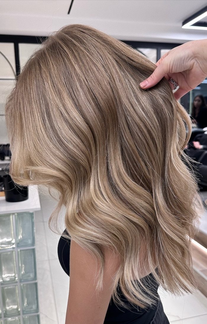 Creamy Beige Blonde Balayage Visual Idea — Blonde Hair Colors