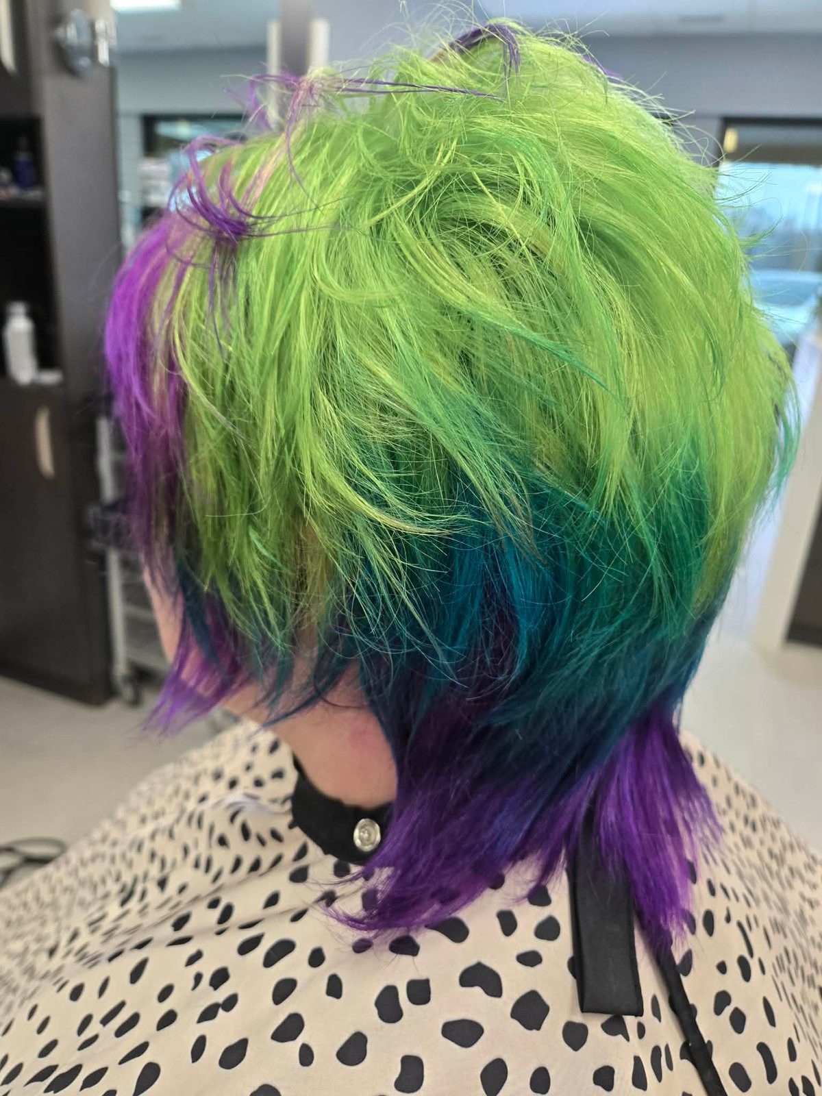 Chin Visual Idea Chin Visual Idea — Neon Green Hair