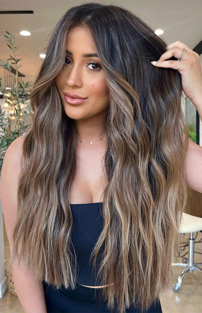 Front View Slight Side Angle Visual Idea Front View Slight Side Angle Visual Idea — Caramel Brown Hair