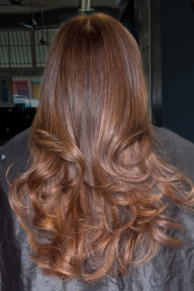 Long Layered Visual Idea Long Layered Visual Idea — Teddy Bear Brown Hair
