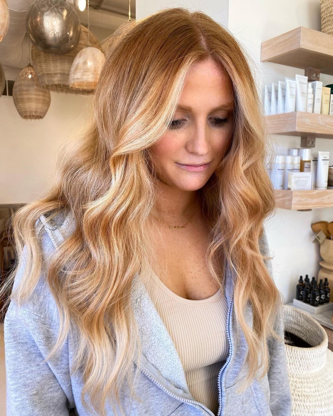 Golden Blonde With Copper Highlights Visual Idea Golden Blonde With Copper Highlights Visual Idea — Copper Blonde