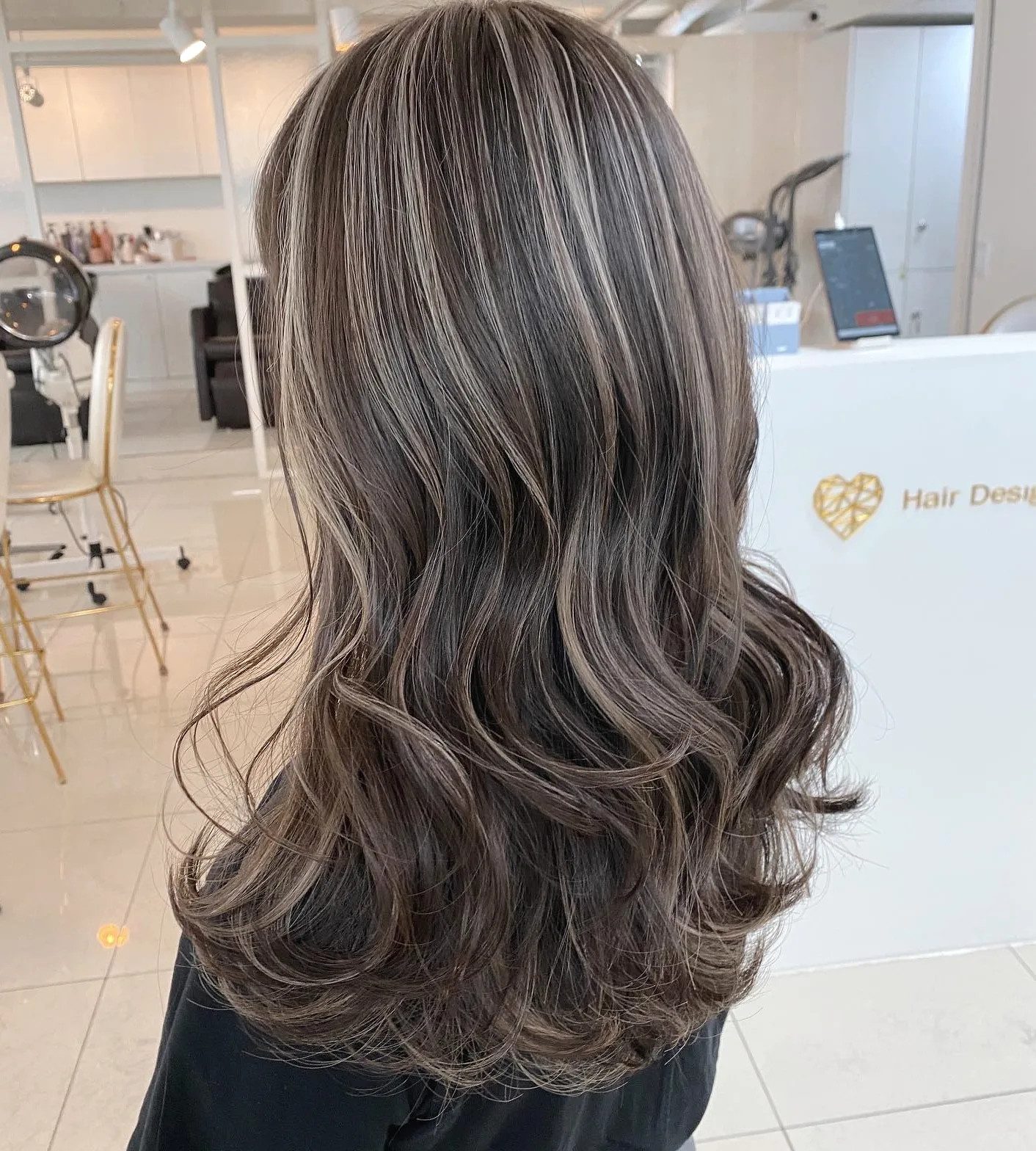Ash Brown with Ash Blonde Highlights Ash Brown with Ash Blonde Highlights — Cool Brown Hair