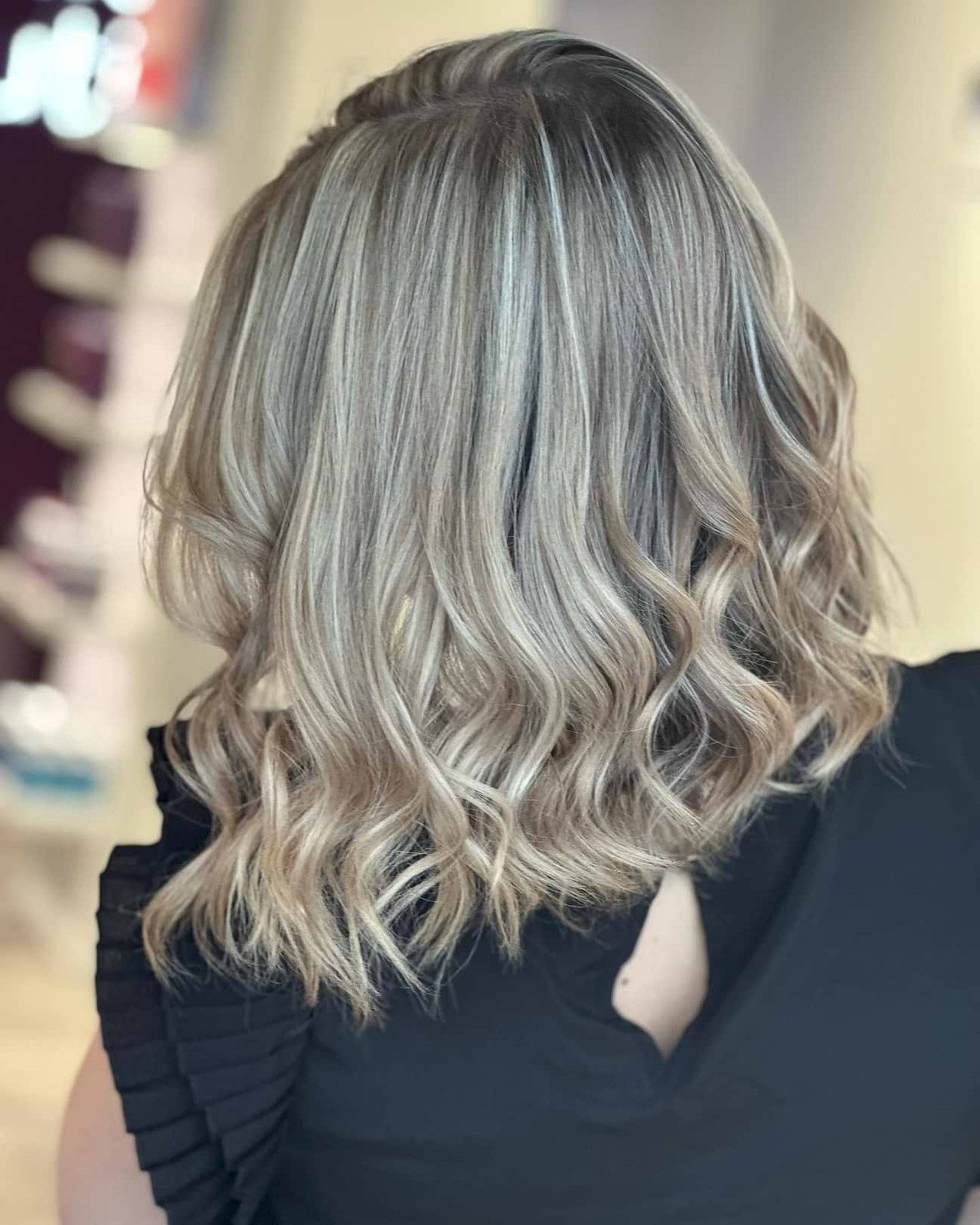 Collarbone Blonde With Visible Darker Lowlights Collarbone Blonde With Visible Darker Lowlights — Lowlights on Blonde Hair