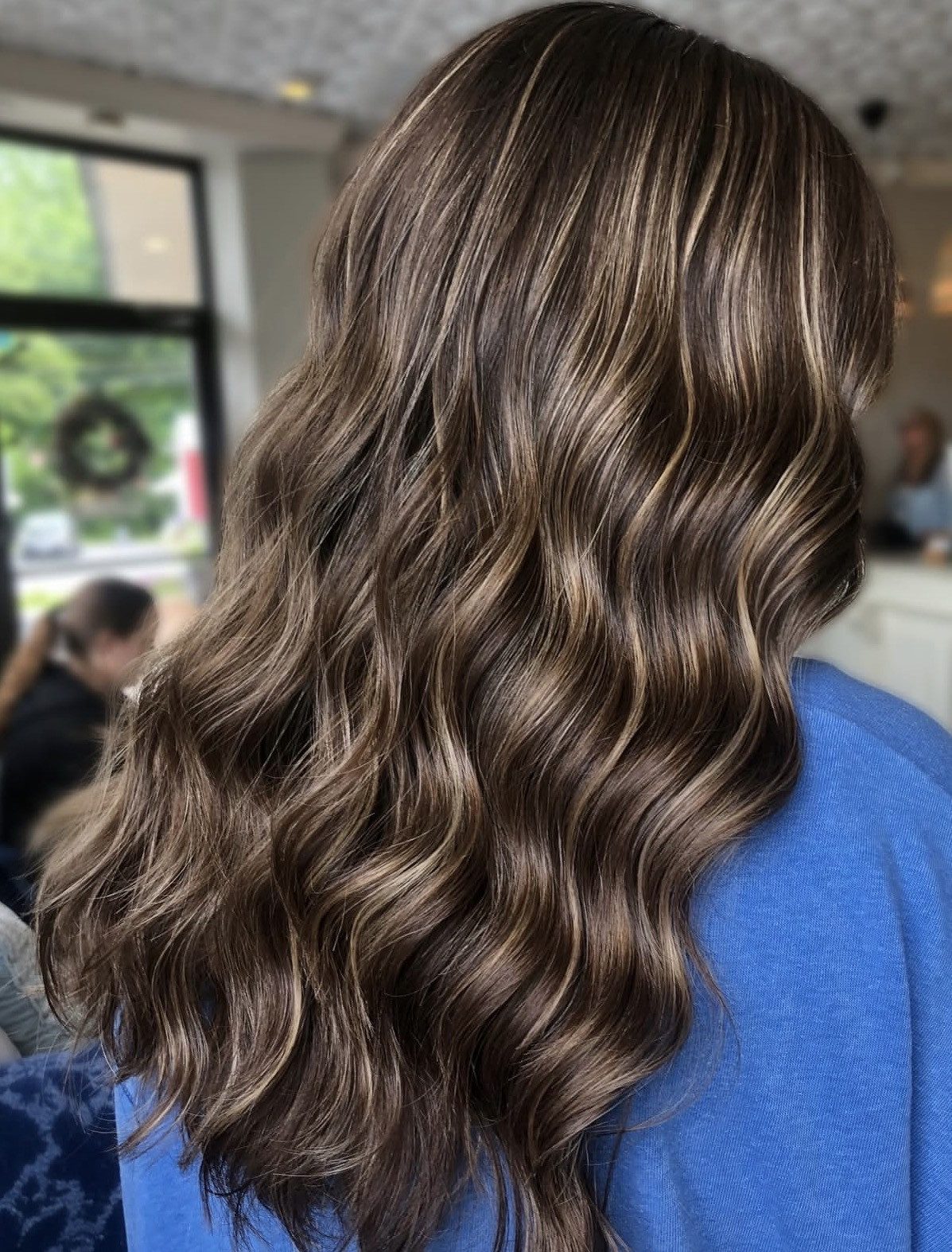 Flowing Caramel And Ash Highlights — Dimensional Brunette