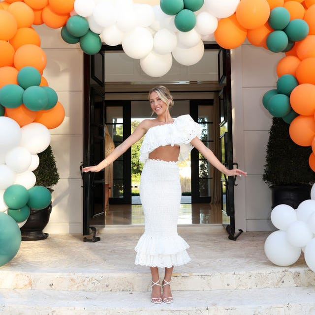White Ruffled One-Shoulder Crop Top and Tiered Midi Skirt Set — Graduation Dresses
