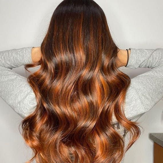 Back View Visual Idea Back View Visual Idea — Red Brown Hair